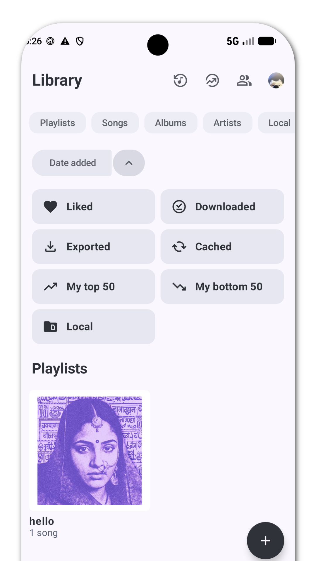Echo Music 專輯頁與下載介面