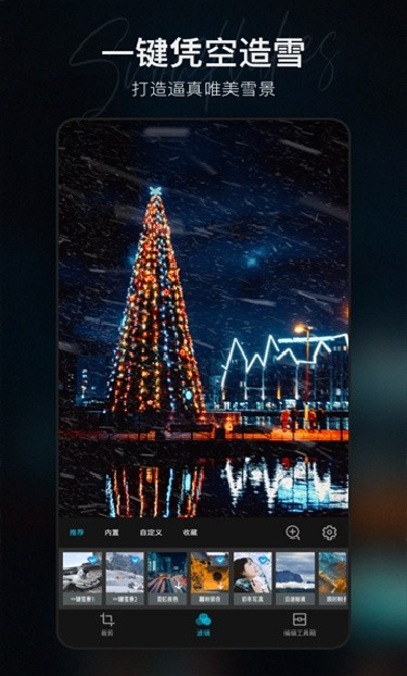 Mixkit 的下雪天氣特效