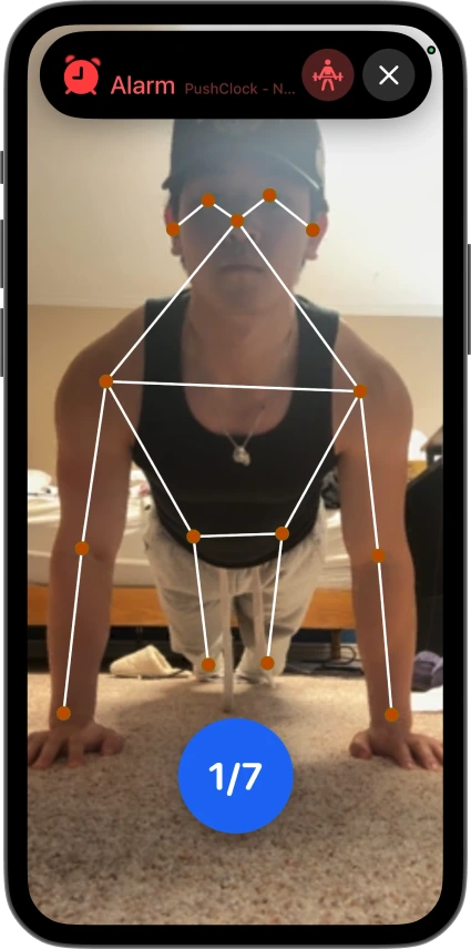 pushclock 強制互動鬧鐘開箱：AI 防作弊是噱頭還是真有用