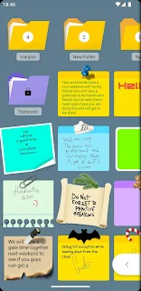 stickynote 便签貼在桌面上的效果